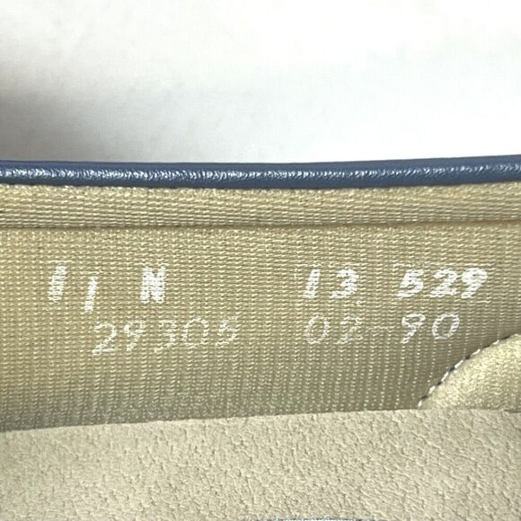 Trotters Flats Womens 11 N Blue Faux Leather Penny Loafer Comfort Casual Slip On - Picture 8 of 11